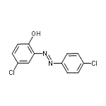CAS 登录号：2491-55-6， 4-氯-2-[(E)-(4-氯苯基)偶氮]苯酚
