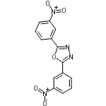 CAS#: 2491-89-6， 2,5-Bis(3-Nitrophenyl)-1,3,4-Oxadiazole