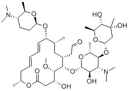 CAS#: 24916-50-5， 9-O-[(2R,5S,6R)-5-(Dimethylamino)Tetrahydro-6-Methyl-2H-Pyran-2-Yl]-Leucomycin V