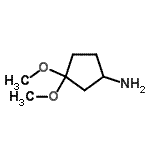 CAS#: 249296-19-3， 3,3-Dimethoxycyclopentanamine