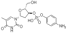 CAS#: 24960-61-0， Mono(4-Aminophenyl)-3'-Thymidylic Acid Ester