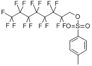 structure of CAS# 24962-65-0, 1H,1H-Perfluorooctyl p-Toluenesulfonate;4-Methylbenzenesulfonic Acid 2,2,3,3,4,4,5,5,6,6,7,7,8,8,8-Pentadecafluorooctyl Ester;Nsc173912