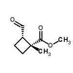CAS#: 249930-56-1， Methyl (1R,2S)-2-Formyl-1-Methylcyclobutanecarboxylate