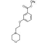 CAS#: 249937-00-6， Methyl 3-[2-(4-Morpholinyl)Ethoxy]Benzoate