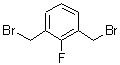 structure of CAS# 25006-86-4, 1,3-Bis(Bromomethyl)-2-Fluorobenzene;(3-Fluorophenyl)methanesulphonylchloride;1,3-Bis(bromomethyl)-2-fluorobenzene 98%;2,6-BIS(BROMOMETHYL)FLUOROBENZENE