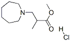 structure of CAS# 25027-58-1, Hexahydro-alpha-Methyl-1H-Azepine-1-Propanoic Acid Methyl Ester Hydrochloride (1:1)