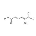 CAS#: 250383-95-0， (2Z,4E)-7-Fluoro-2-Hydroxy-6-Oxo-2,4-Heptadienoic Acid
