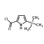 CAS#: 250722-66-8， 5-(Trimethylsilyl)-1H-Pyrrole-2-Carbonyl Chloride