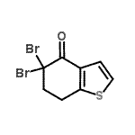 CAS#: 25074-27-5， 5,5-Dibromo-6,7-Dihydro-1-Benzothiophen-4(5H)-One
