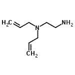 structure of CAS# 25077-82-1, N,N-Diallyl-1,2-Ethanediamine;2-(Diallylamino)ethylamine;N1,N1-diallylethane-1,2-diamine;MFCD03452794