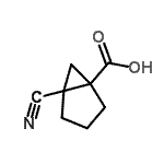 CAS#: 25090-49-7， 5-Cyanobicyclo[3.1.0]Hexane-1-Carboxylic Acid