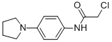 structure of CAS# 251097-15-1, 2-Chloro-N-(4-Pyrrolidin-1-Yl-Phenyl)-Acetamide;2-Chloro-N-(4-1-Pyrrolidinylphenyl)Acetamide;2-Chloro-N-(4-Pyrrolidin-1-Ylphenyl)Ethanamide;2-Chloro-N-(4-Pyrrolidin-1-Yl-Phenyl)-Acetamide