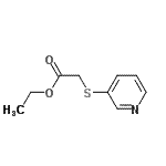 CAS#: 251452-66-1， Ethyl (3-Pyridinylsulfanyl)Acetate
