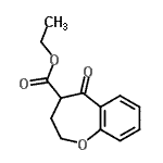 CAS#: 251554-29-7， Ethyl 5-Oxo-2,3,4,5-Tetrahydro-1-Benzoxepine-4-Carboxylate