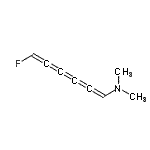 CAS#: 251639-15-3， (1E)-6-Fluoro-N,N-Dimethyl-1-Hexapentaenamine
