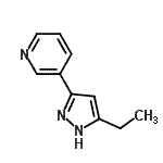 CAS#: 251658-76-1， 3-(5-Ethyl-1H-Pyrazol-3-Yl)Pyridine