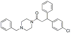 CAS#: 25174-65-6， 1-(4-Benzyl-1-Piperazinyl)-3-(4-Chlorophenyl)-3-Phenyl-1-Propanone
