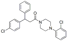 CAS#: 25174-66-7， 1-[4-(2-Chlorophenyl)-1-Piperazinyl]-3-(4-Chlorophenyl)-3-Phenyl-1-Propanone