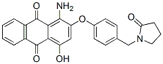 CAS#: 25177-16-6， 1-Amino-4-Hydroxy-2-[[alpha-(2-Oxo-1-Pyrrolidinyl)-p-Tolyl]Oxy]Anthraquinone