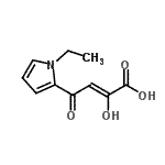 CAS#: 251923-31-6， (2Z)-4-(1-Ethyl-1H-Pyrrol-2-Yl)-2-Hydroxy-4-Oxo-2-Butenoic Acid