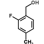 structure of CAS# 252004-38-9, (2-Fluoro-4-Methylphenyl)Methanol;(2-fluoro-4-methylphenyl)methan-1-ol;2-Fluoro-4-(pentafluorosulfur)benzyl alcohol;2-FLUORO-4-CHLOROBIPHENYL