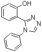 结构式 CAS# 25222-62-2, 2-(4-苯基-1,2,4-三唑-3-基)苯酚