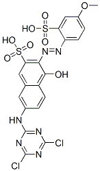 CAS#: 25254-23-3， 7-[(4,6-Dichloro-1,3,5-Triazin-2-Yl)Amino]-4-Hydroxy-3-[(4-Methoxy-2-Sulphophenyl)Azo]Naphthalene-2-Sulphonic Acid
