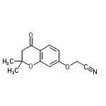 CAS#: 25260-36-0， [(2,2-Dimethyl-4-Oxo-3,4-Dihydro-2H-Chromen-7-Yl)Oxy]Acetonitrile