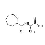 CAS#: 252678-57-2， N-(Cycloheptylcarbonyl)-L-Alanine