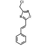 CAS#: 252867-19-9， 3-(Chloromethyl)-5-[(E)-2-Phenylvinyl]-1,2,4-Oxadiazole