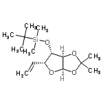CAS#: 252904-46-4， 5,6-Dideoxy-3-O-[Dimethyl(2-Methyl-2-Propanyl)Silyl]-1,2-O-Isopropylidene-alpha-D-Xylo-Hex-5-Enofuranose