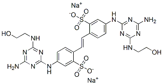 CAS#: 25295-51-6， Disodium 4,4'-Bis[[4-Amino-6-[(2-Hydroxyethyl)Amino]-1,3,5-Triazin-2-Yl]Amino]Stilbene-2,2'-Disulphonate