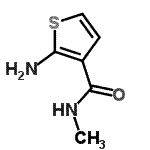 structure of CAS# 252963-49-8, 2-Amino-N-Methyl-Thiophene-3-Carboxamide