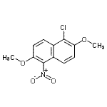CAS#: 25314-98-1， 1-Chloro-2,6-Dimethoxy-5-Nitronaphthalene