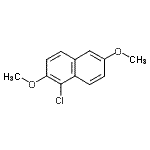 CAS#: 25315-09-7， 1-Chloro-2,6-Dimethoxynaphthalene