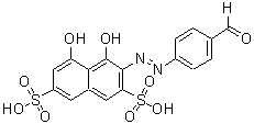 CAS#: 25317-06-0， 3-[(4-Formylphenyl)Diazenyl]-4,5-Dihydroxy-2,7-Naphthalenedisulfonic Acid