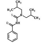 CAS#: 25343-27-5， N-(Diisobutylcarbamothioyl)Benzamide