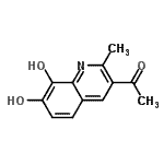 CAS#: 253432-03-0， 1-(7,8-Dihydroxy-2-Methyl-3-Quinolinyl)Ethanone