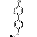 CAS#: 25363-55-7， 2-(4-Methoxyphenyl)-5-Methylpyridine