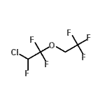 结构式 CAS# 25364-98-1, 2-氯-1,1,2-三氟-1-(2,2,2-三氟乙氧基)乙烷