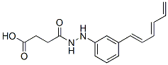 CAS#: 25375-16-0， 3-[[2-[3-(1,3,5-Hexatrienyl)Phenyl]Hydrazino]Carbonyl]Propanoic Acid