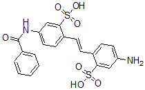 CAS#: 25431-18-9， Benzoylamido-4'-Aminostilbene-2,2'-Disulfonic acid