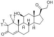 CAS#: 2545-32-6， (11beta)-11,21-Dihydroxy-Pregn-4-Ene-3,20-Dione-1,2-T2