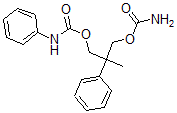 CAS#: 25451-76-7， N-Phenylcarbamic Acid beta-(Carbamoyloxymethyl)-beta-Methylphenethyl Ester