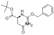structure of CAS# 25456-85-3, Cbz-Asn-Otbu;N-ALPHA-CARBOBENZOXY-L-ASPARAGINE T-BUTYL ESTER;N-S-CBZ-L-ASPARAGINE S-TERT-BUTYL ESTER;Z-L-ASPARAGINE TERT-BUTYL ESTER