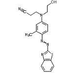 CAS#: 25473-34-1， 3-[4-(1,3-Benzothiazol-2-Ylazo)-N-(2-Hydroxyethyl)-3-Methyl-Anilino]Propanenitrile