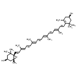 CAS#: 25494-44-4， (3R,3'S,5'R,6'S)-5',6'-Dihydro-5',6'-Epoxy-beta,beta-Carotene-3,3'-Diol
