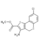 CAS#: 254982-11-1， Methyl 3-Amino-8-Chloro-4H-Thieno[3,2-c]Thiochromene-2-Carboxylate