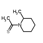 CAS 登录号：25530-23-8， 1-(2-甲基-1-哌啶基)乙硫酮