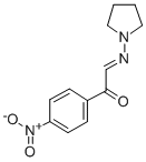 CAS#: 25555-23-1， 4'-Nitro-alpha-(1-Pyrrolidinylimino)Acetophenone